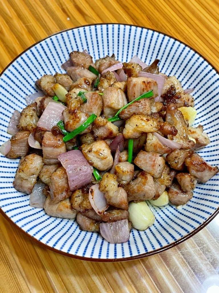 Garlic Pork Bites
