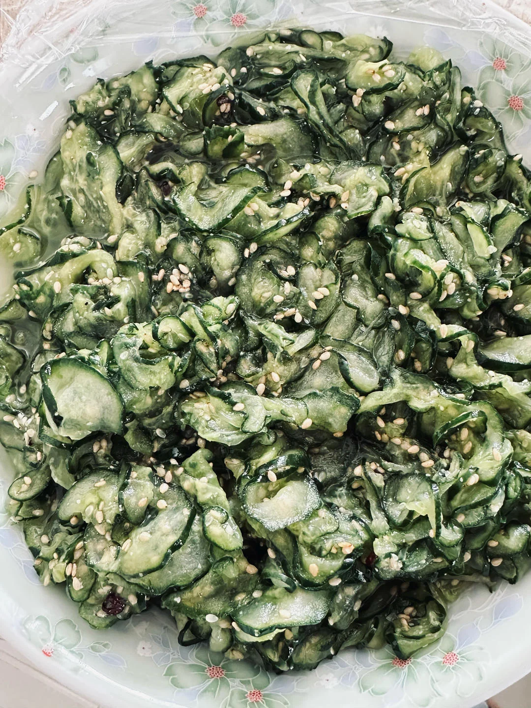 Crispy Cucumber with Sesame