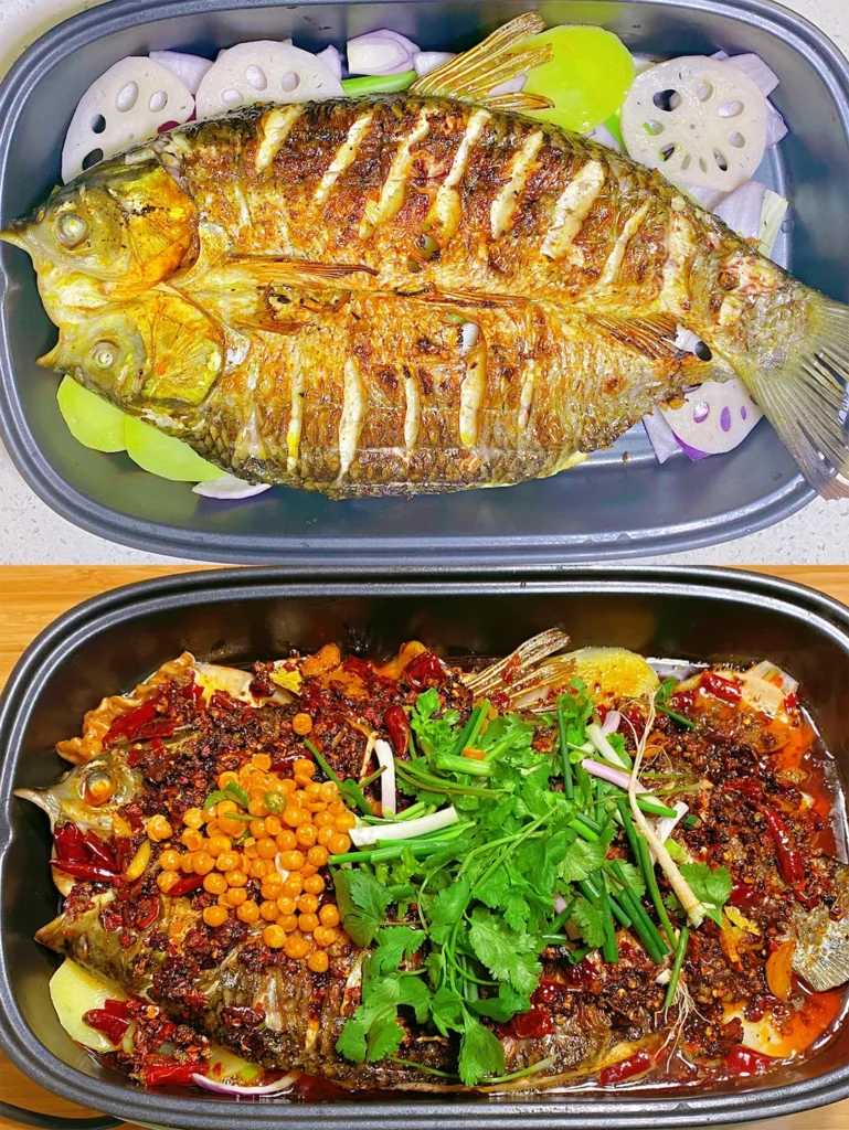 Homemade Grilled Fish with Hot Pot Seasoning