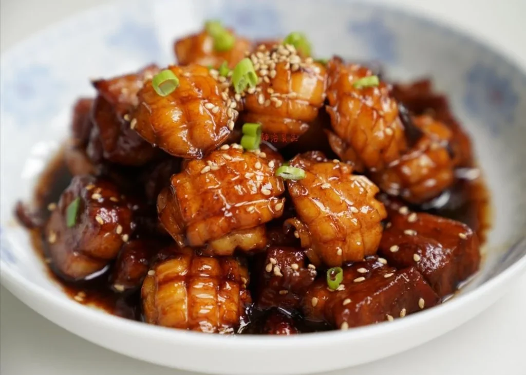 Braised Pork Belly with Abalone