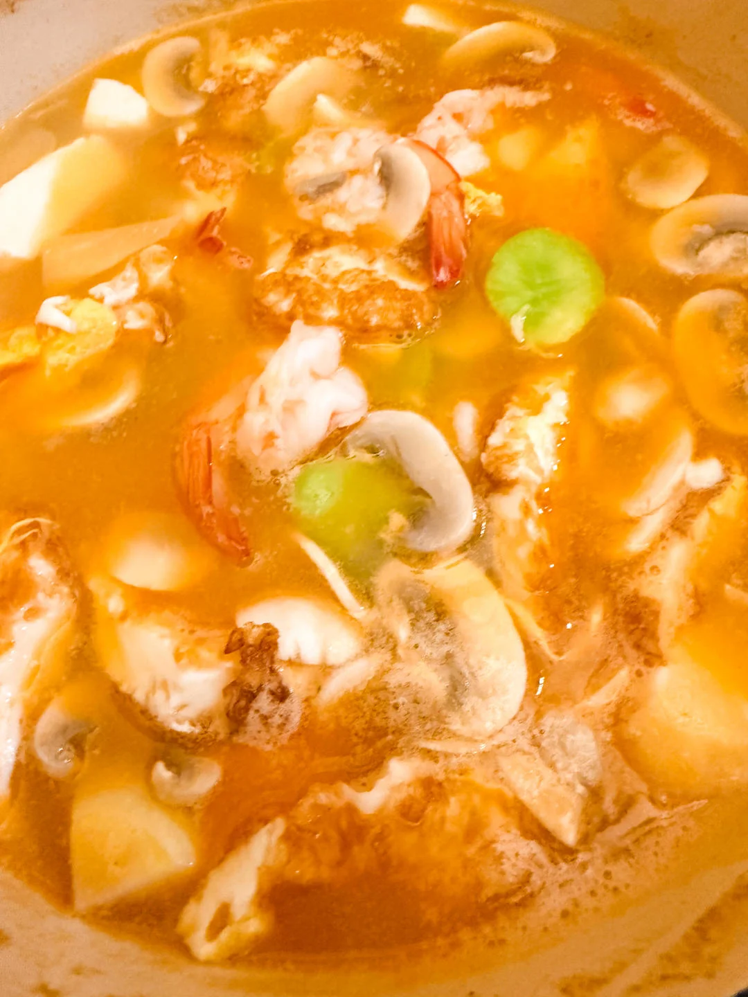 Spring Bamboo Shoot and Shrimp Soup