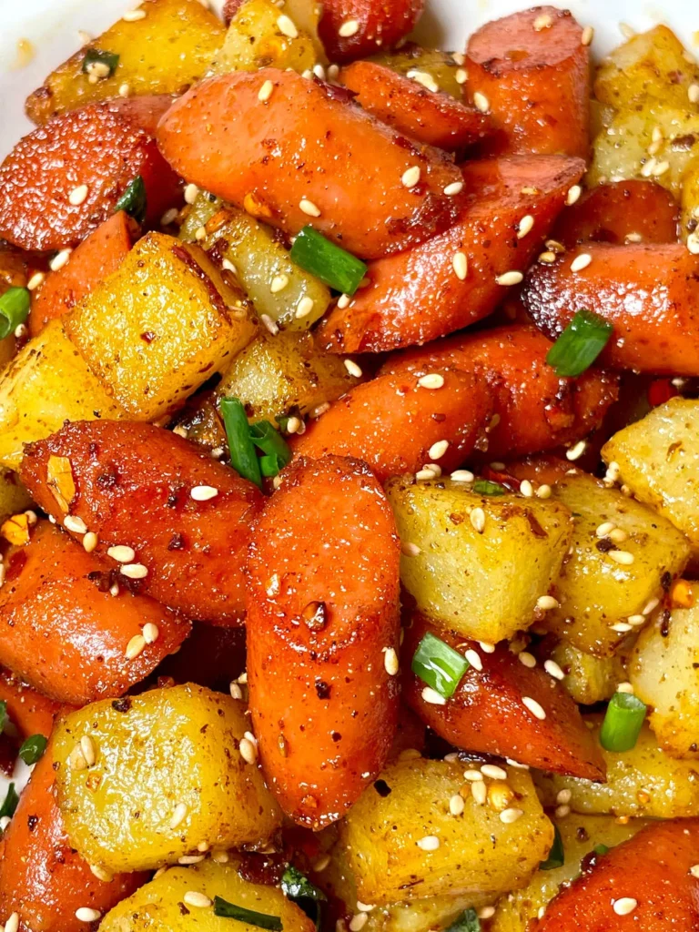 Spicy Cumin Potato & Sausage — Better Than BBQ!