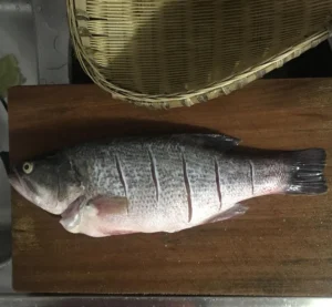 Braised Sea Bass