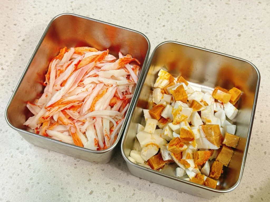 Crab Stick and Tofu Clay Pot