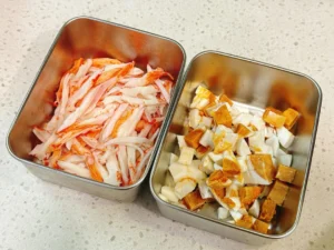 Crab Stick and Tofu Clay Pot