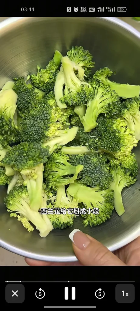 Broccoli and Tofu Skin Salad