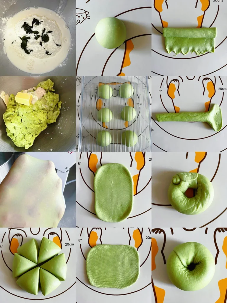 Pistachio Salted Milk Bagels