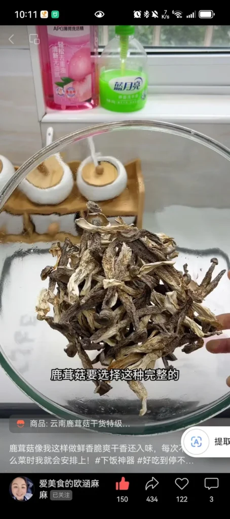 Stir-fried Pork with Velvet Pioppini Mushrooms