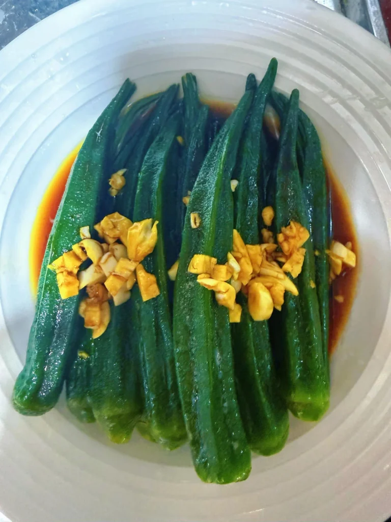 Cold-Tossed Okra