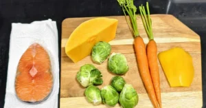 Low-Fat Salmon & Vegetable Medley