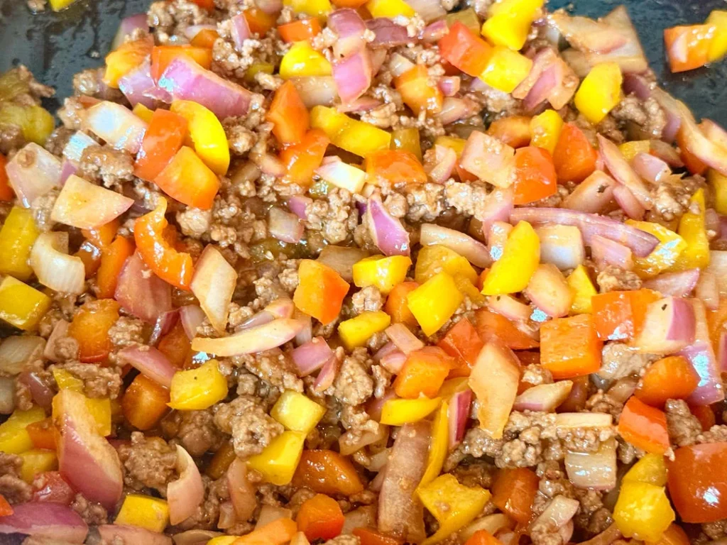 Beef and Cheese Potato Tart