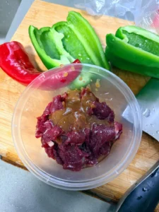 Stir-fried Beef with Bell Peppers