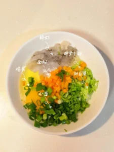Veggie & Shrimp Mini Pancakes (15-Month Toddler Breakfast)