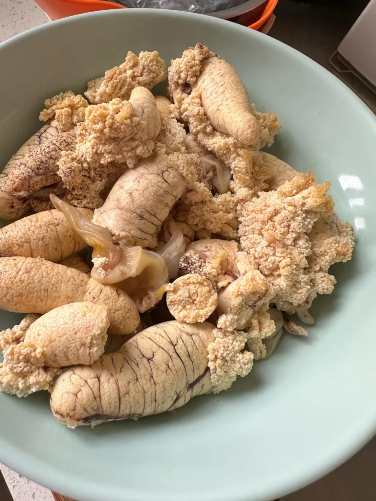 Home-Style Braised Fish Roe and Swim Bladder
