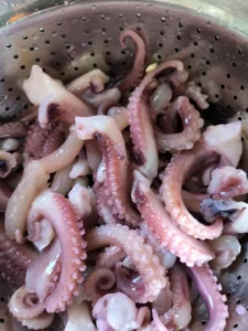 Spicy Sizzling Squid Tentacles