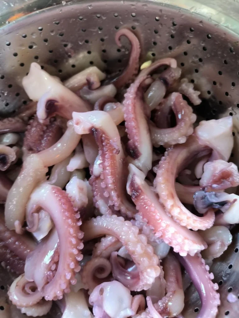 Spicy Sizzling Squid Tentacles