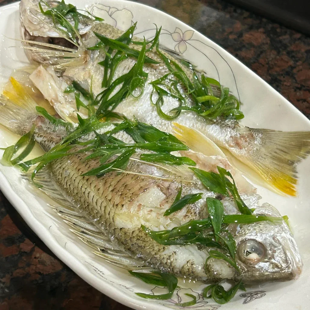 Steamed Yellowfin Sea Bream