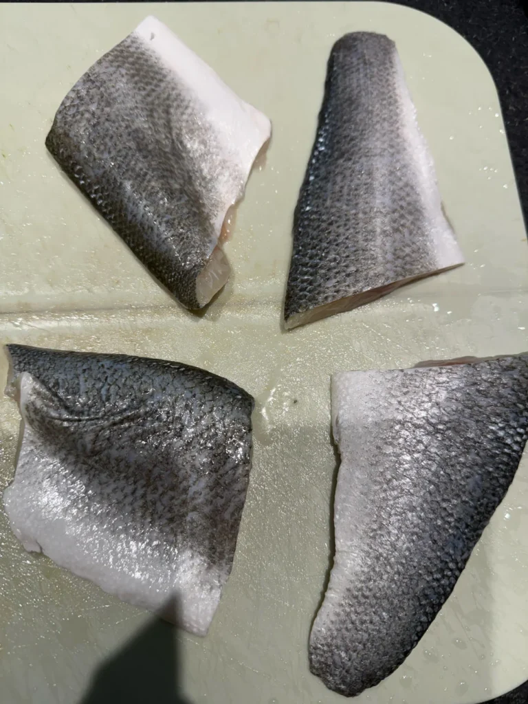 Poached Sea Bass