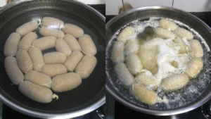 Crispy Black Pepper Chicken Sausage