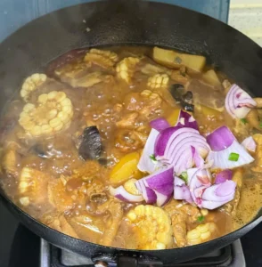 Chicken Feet and Crab Clay Pot Stew