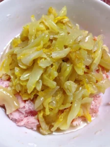 Pickled Mustard Greens and Pork Steamed Buns