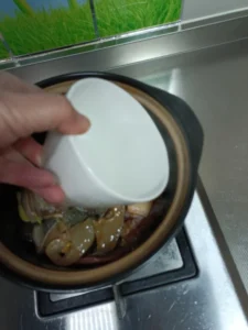 Tender Tofu and Sea Bass Clay Pot