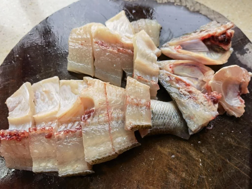 Pan-Fried Sea Bass Chunks