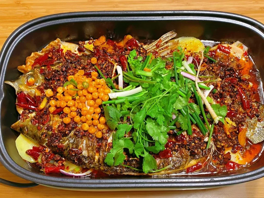 Homemade Grilled Fish with Hot Pot Seasoning