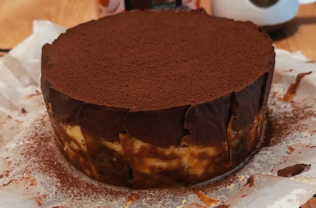 Decadent Chocolate Oreo Basque Cheesecake