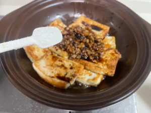 Minced Pork and Tofu Clay Pot