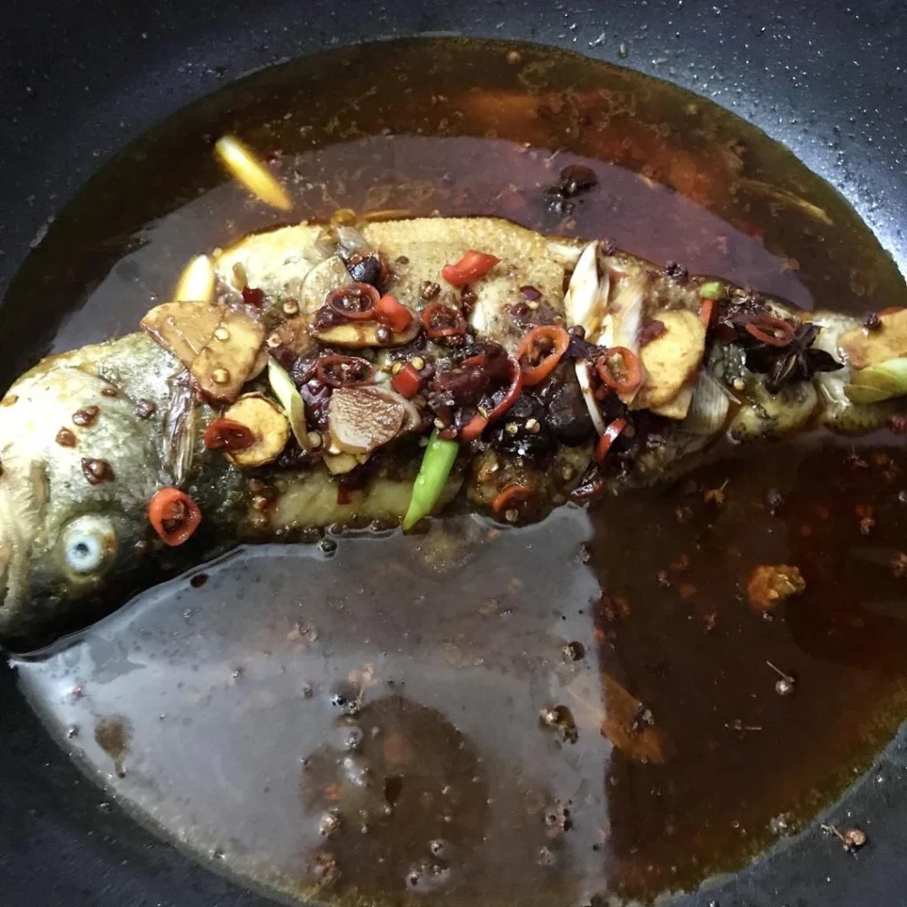 Braised Sea Bass