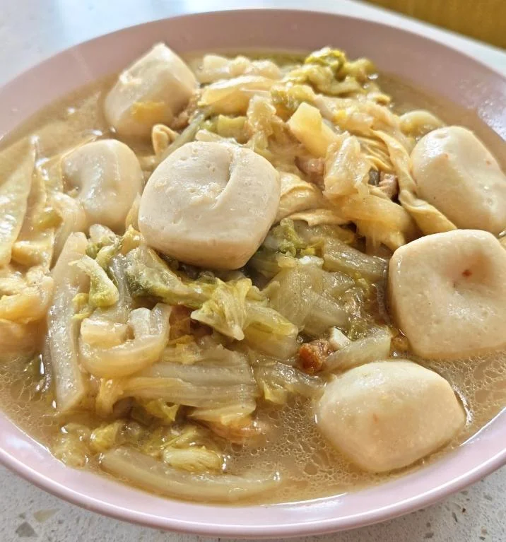 Fish Ball and Napa Cabbage Stew