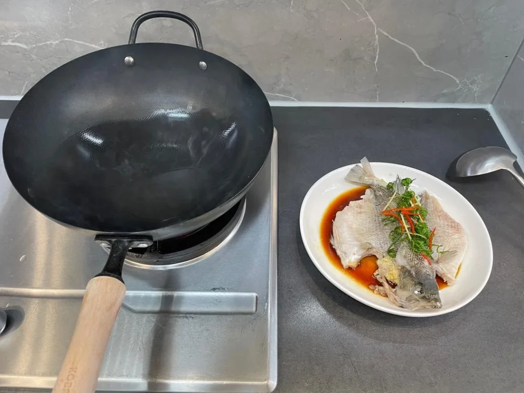 10-Minute Steamed Sea Bass (with Fish Cutting Guide)