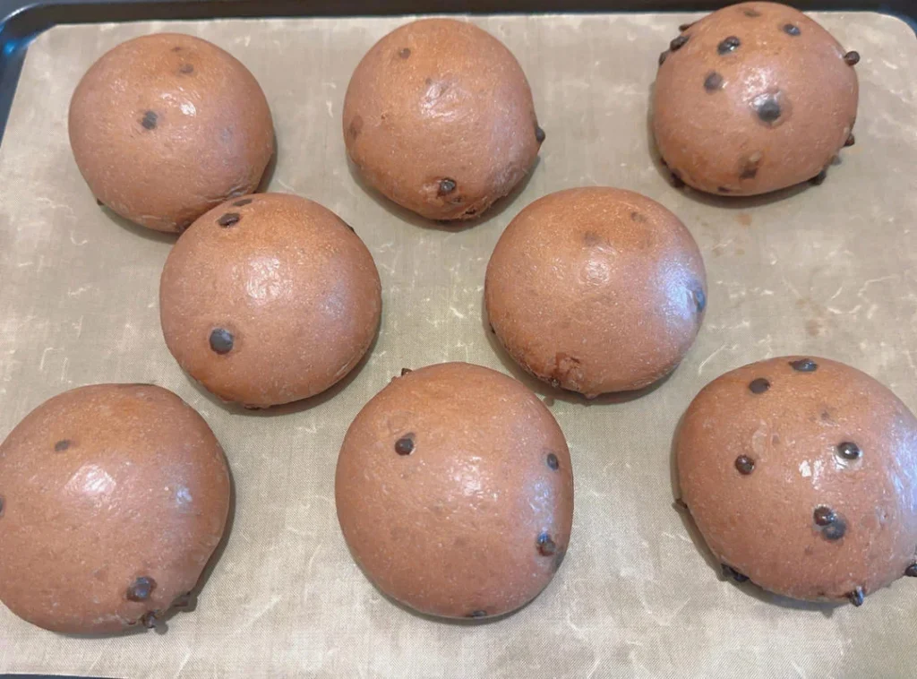 Double Chocolate Lava Cocoa Buns (Black-Eyed Pea Buns)