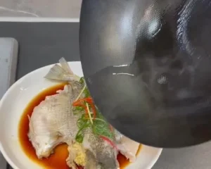 10-Minute Steamed Sea Bass (with Fish Cutting Guide)