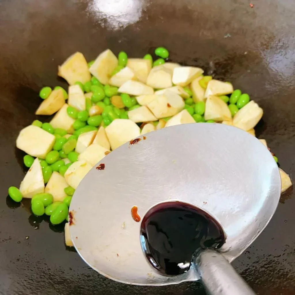 Braised Three Delicacies with Water Bamboo (Low-Fat & Slimming)