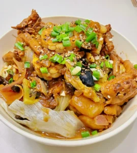 Chicken Feet and Crab Clay Pot Stew