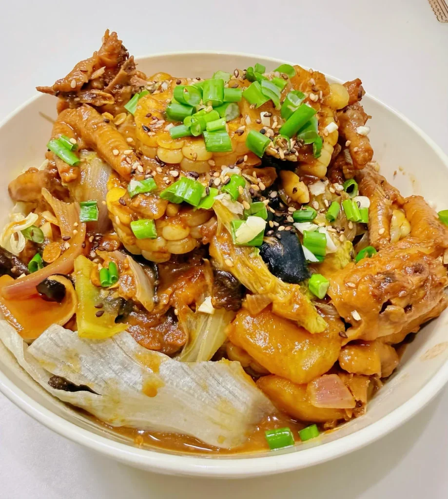 Chicken Feet and Crab Clay Pot Stew