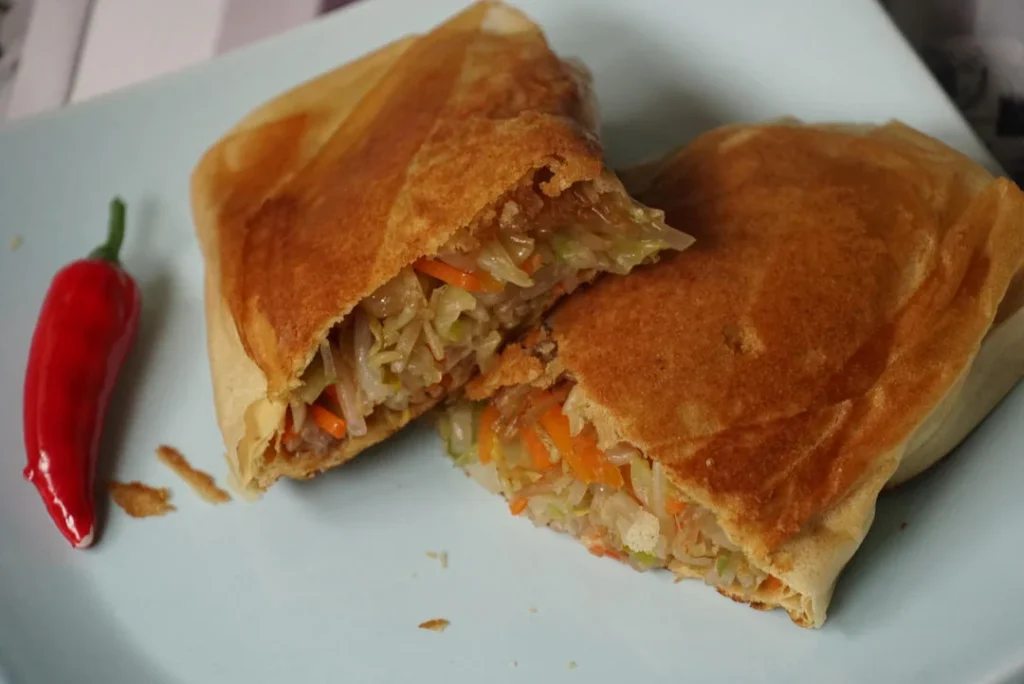 Quick Breakfast Gluten-Free Low-Calorie Pancake Wrap