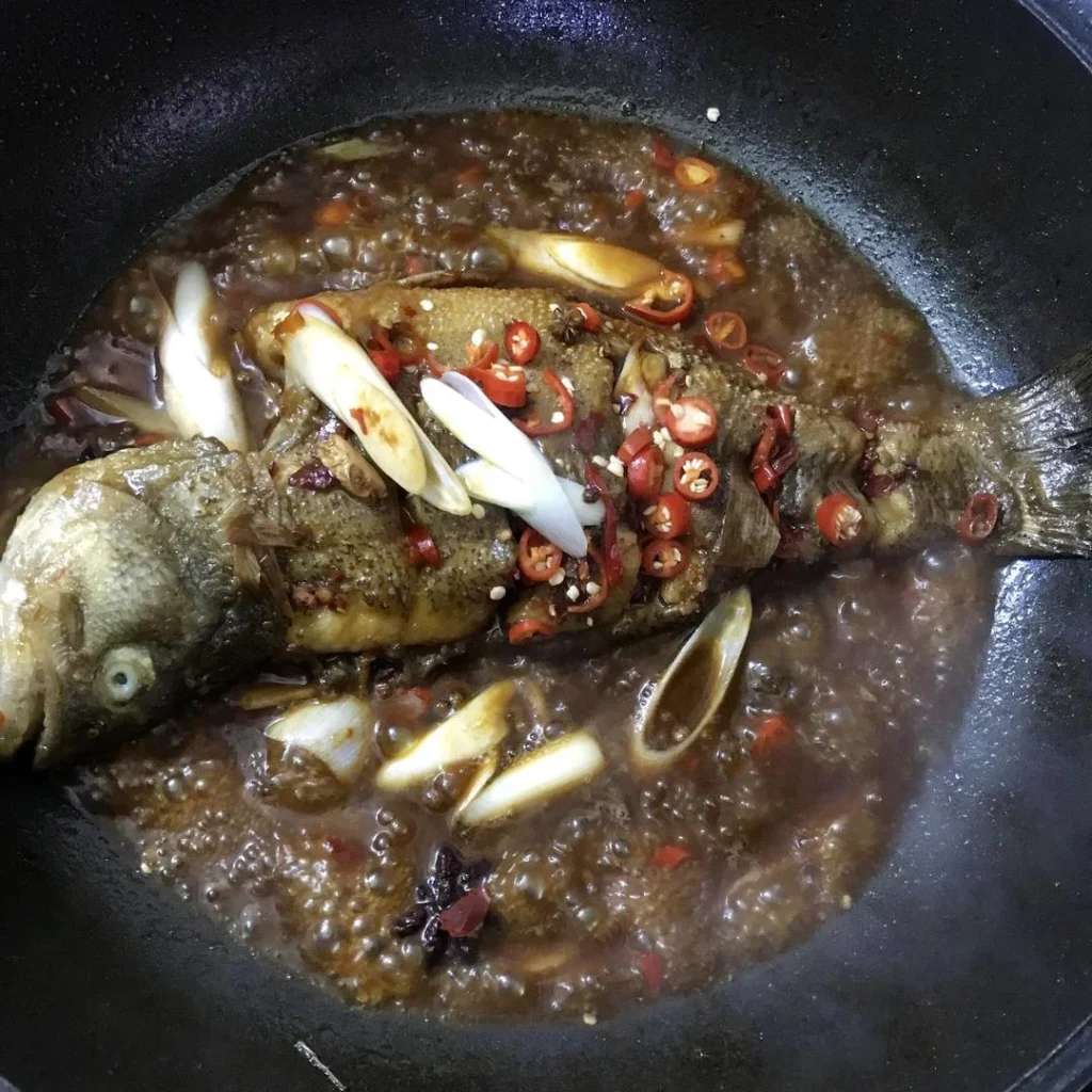 Braised Sea Bass