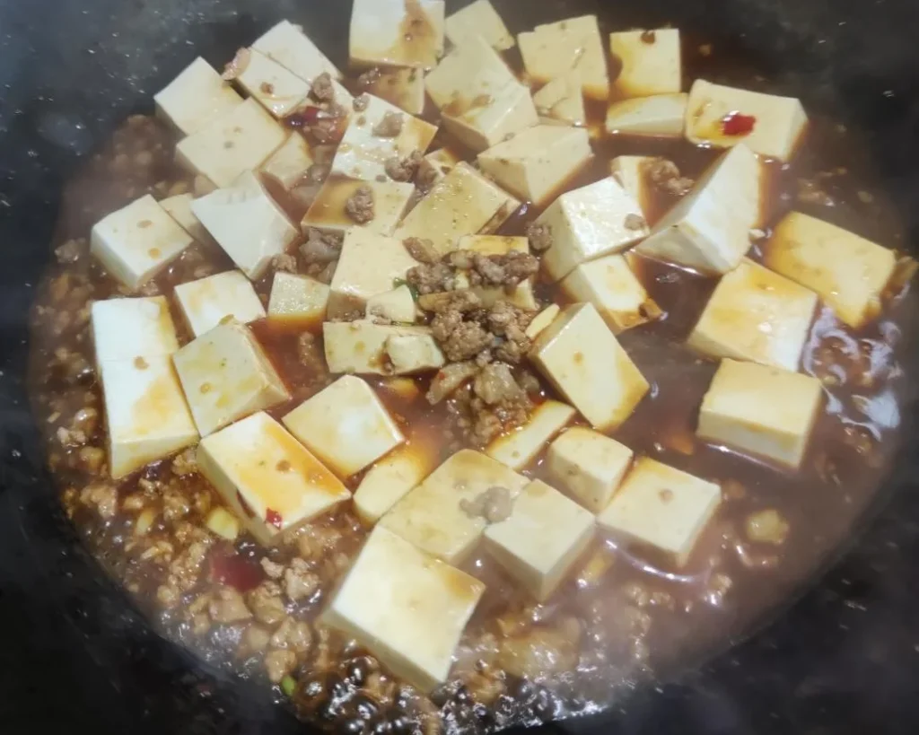 Braised Minced Pork Tofu