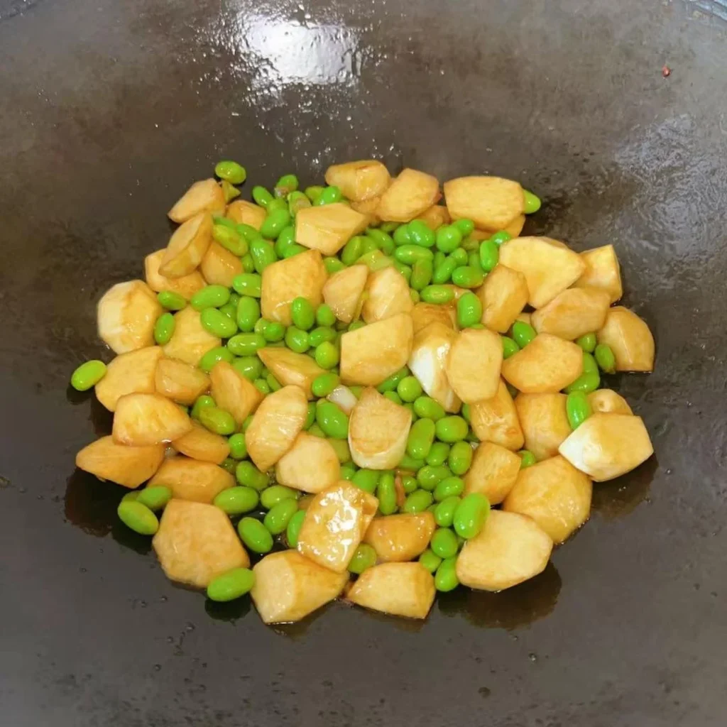 Braised Three Delicacies with Water Bamboo (Low-Fat & Slimming)