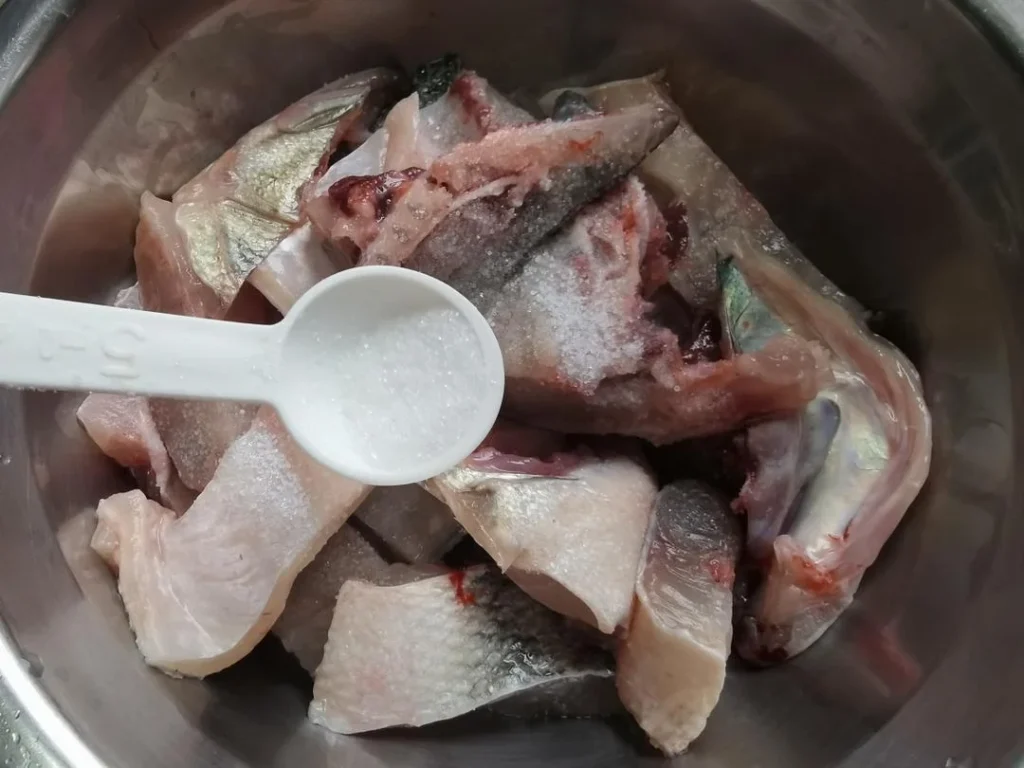 Pan-Fried Sea Bass Chunks