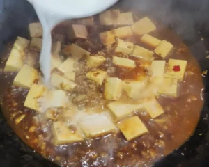 Braised Minced Pork Tofu