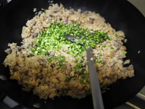Morel Mushroom and Beef Fried Rice