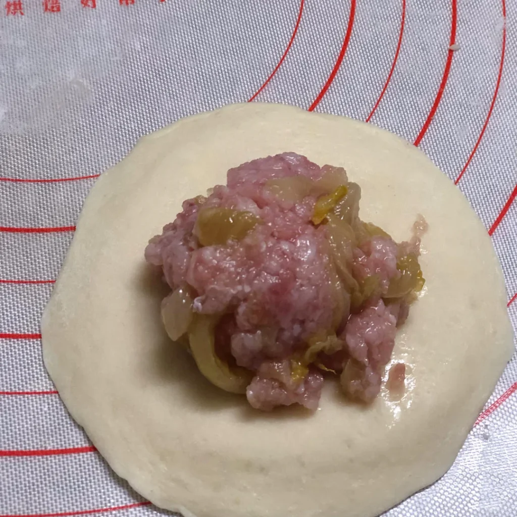 Pickled Mustard Greens and Pork Steamed Buns
