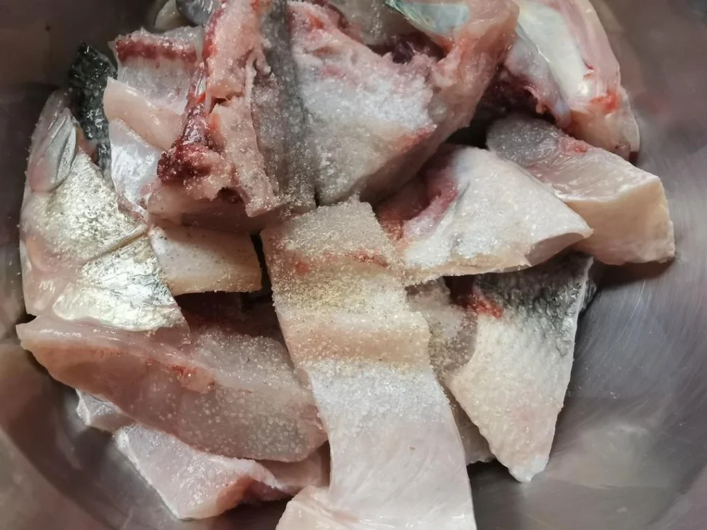 Pan-Fried Sea Bass Chunks