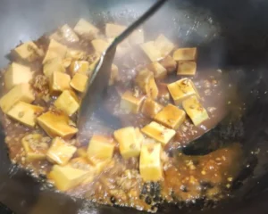 Braised Minced Pork Tofu