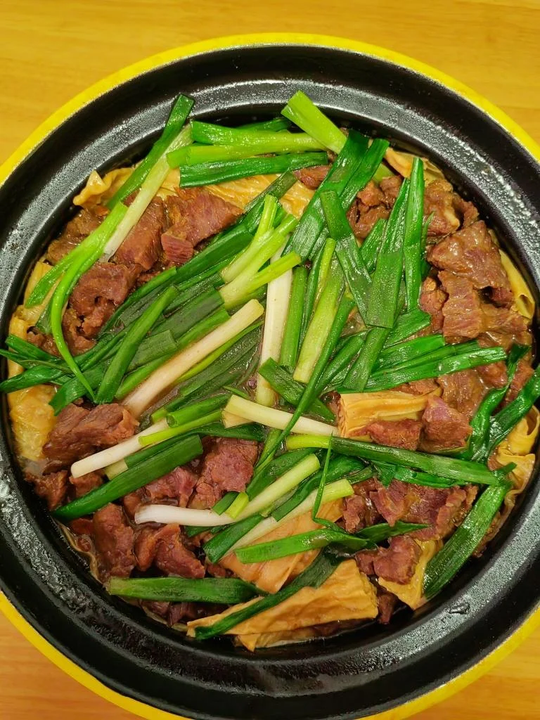 Braised Beef with Dried Tofu Sticks