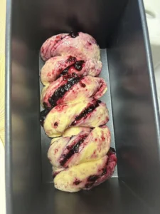 Blueberry Toast Bread (No-Knead Version)